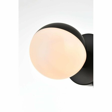 CLING 110 V E12 One Light Vanity Wall Lamp, Black CL2961664
